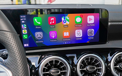 kSmart Auto Wireless Apple CarPlay AndroidAuto Retrofit for Mercedes Benz New A C GLA GLB MBUX NTG6.0 Head Unit After 2020 Model