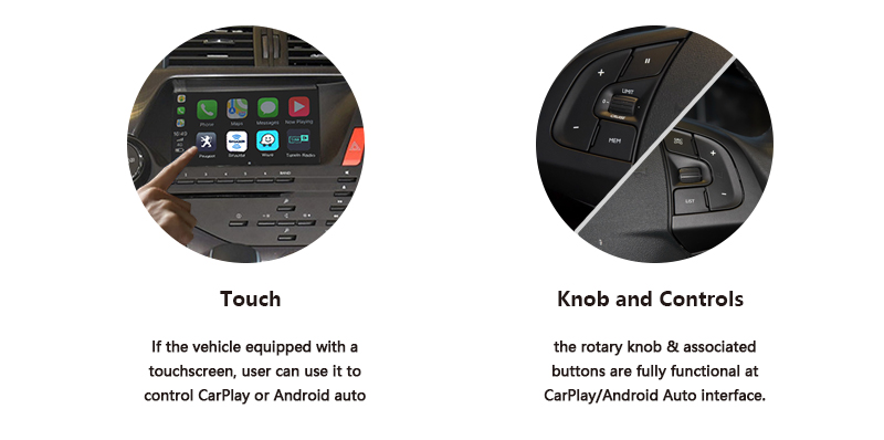 Wireless CarPlay AndroidAuto Smart Module for Peugeot DS5 13-15 models-Control method.jpg