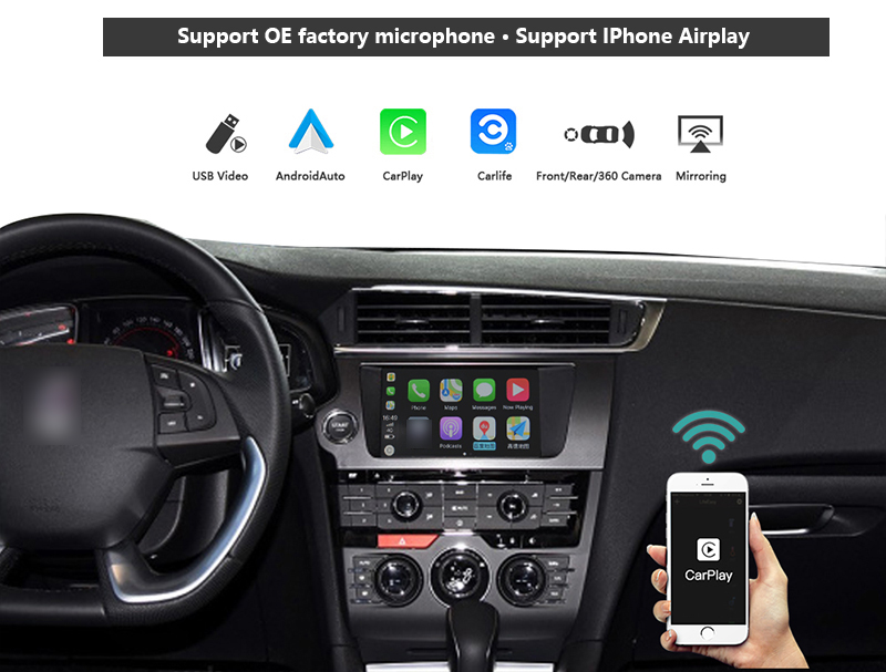 Peugeot Apple CarPlay AndroidAuto Smart Module for Peugeot DS6 14-17 models-  1.jpg