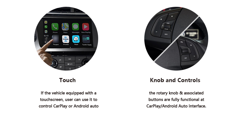 Wireless CarPlay AndroidAuto Smart Module for Peugeot DS6 14-17 models- Control method.jpg