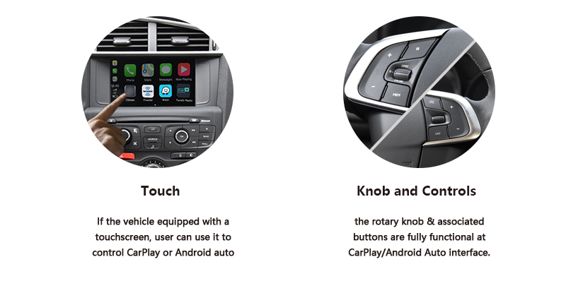 Wireless CarPlay AndroidAuto Smart Module for Citroen C4L 13-16 models-Control method.jpg