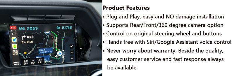 Wireless CarPlay for Benz CL CLK CLS GL GLK GLS W216 W203 W207 W219 W166-2.jpg