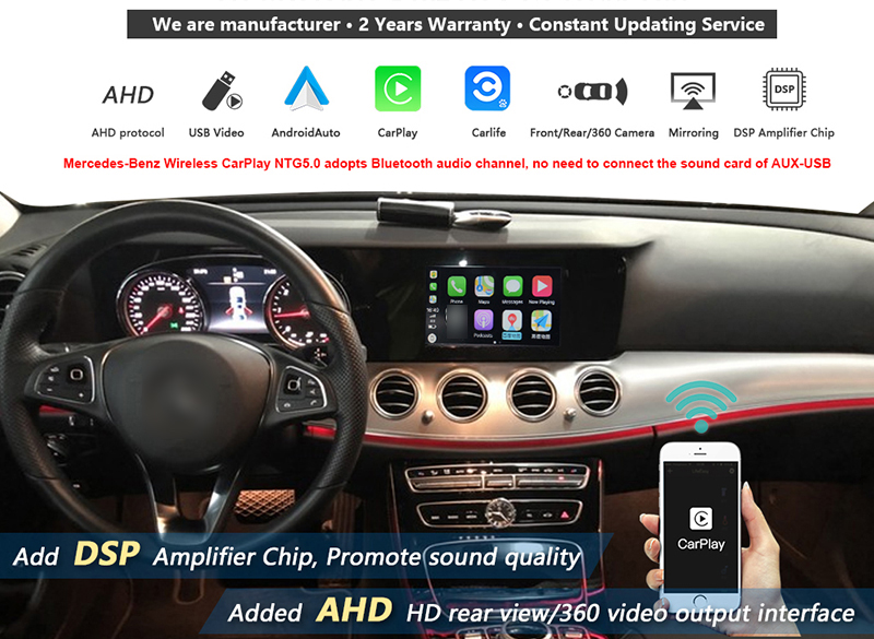 Wireless CarPlay AndroidAuto Smart Module for Benz NTG 5.5-1.jpg
