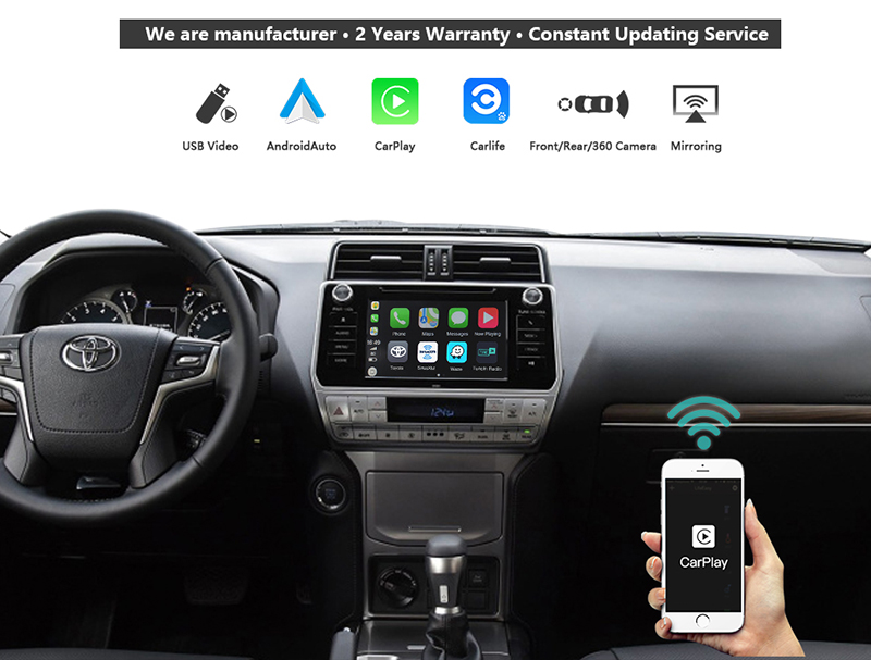 Wireless CarPlay for Toyota Prado 13-19 Models-1.jpg