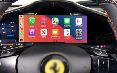 2022–Present Ferrari 296 GTB/GTS (Type F171 Chassis) Wireless CarPlay Android Auto Decoder Module | OEM Head Unit Upgrade Non-Destructive Plug & Play Kit